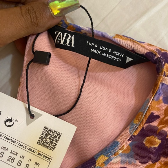 Zara Floral Midi Dress - Picture 2 of 2